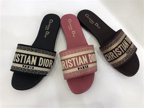 dior rubber slippers|christian Dior slippers original.